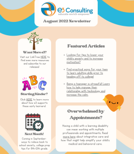 August Newsletter