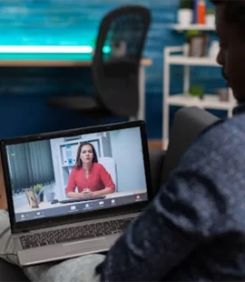 Person utilizing Online IEP Development and Implementation services at e3 Consulting