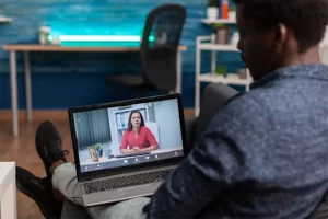 Person utilizing Online IEP Development and Implementation services at e3 Consulting