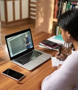 Individual utilizing our Remote Special Education Services from the comfort of their home